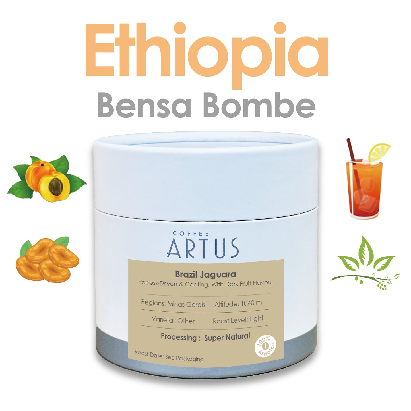 Ethiopia | Bensa Bombe Sidama | Heirloom | Washed
