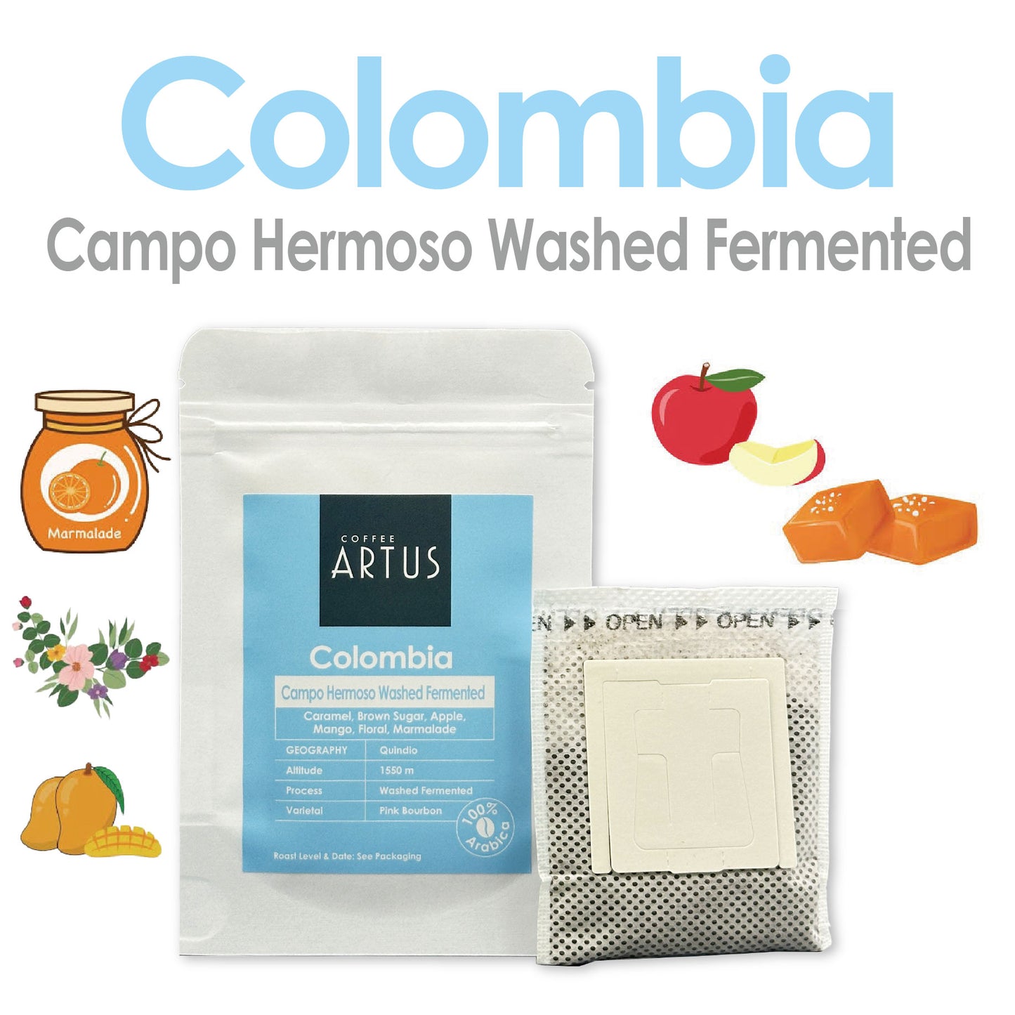 Colombia | Quindio | Pink Bourbon | Washed Fermented