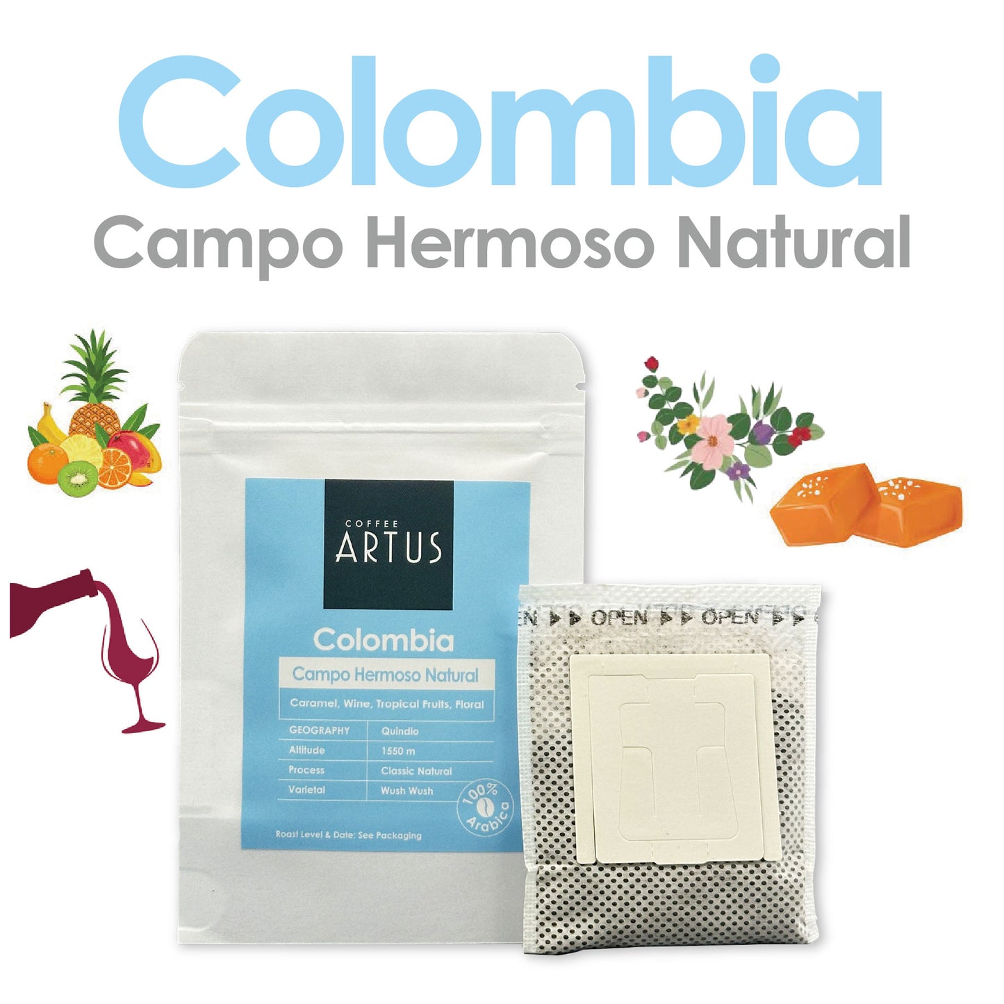 Colombia| Quindio | Wush Wush | Natural