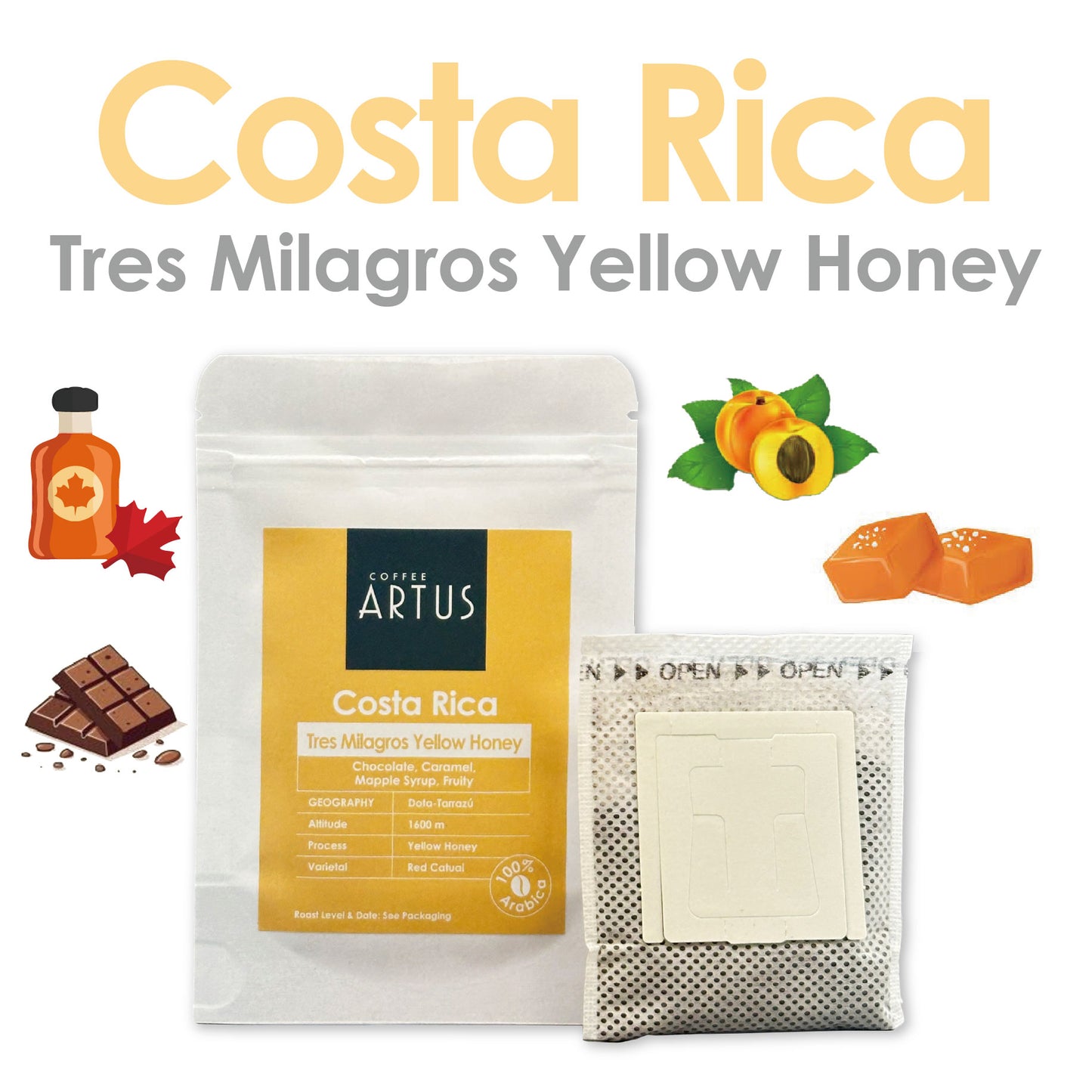 Costa Rica | Dota-Tarrazú | Red Catuai | Yellow Honey