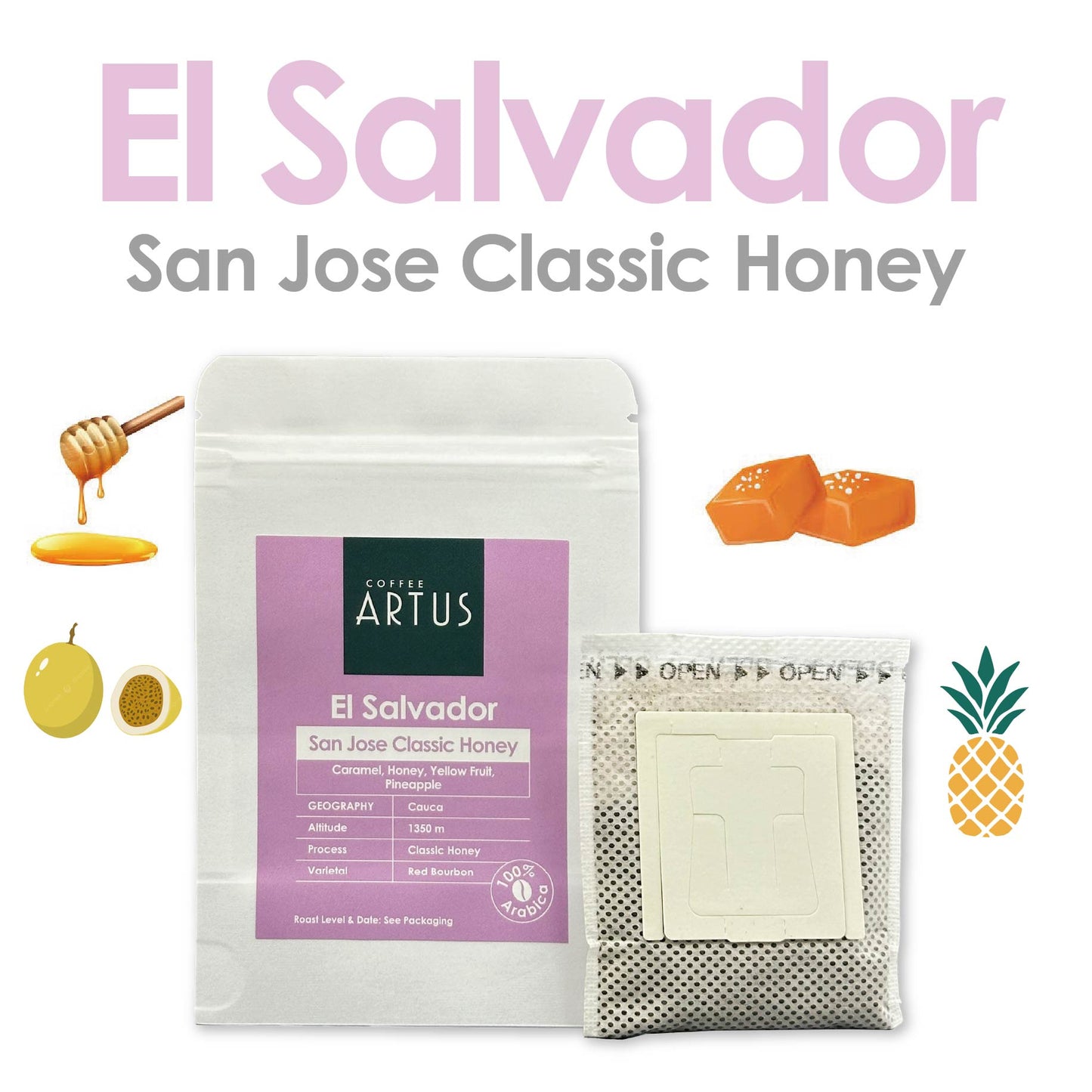 El Salvador | Cauca | Red Bourbon | Classic Honey