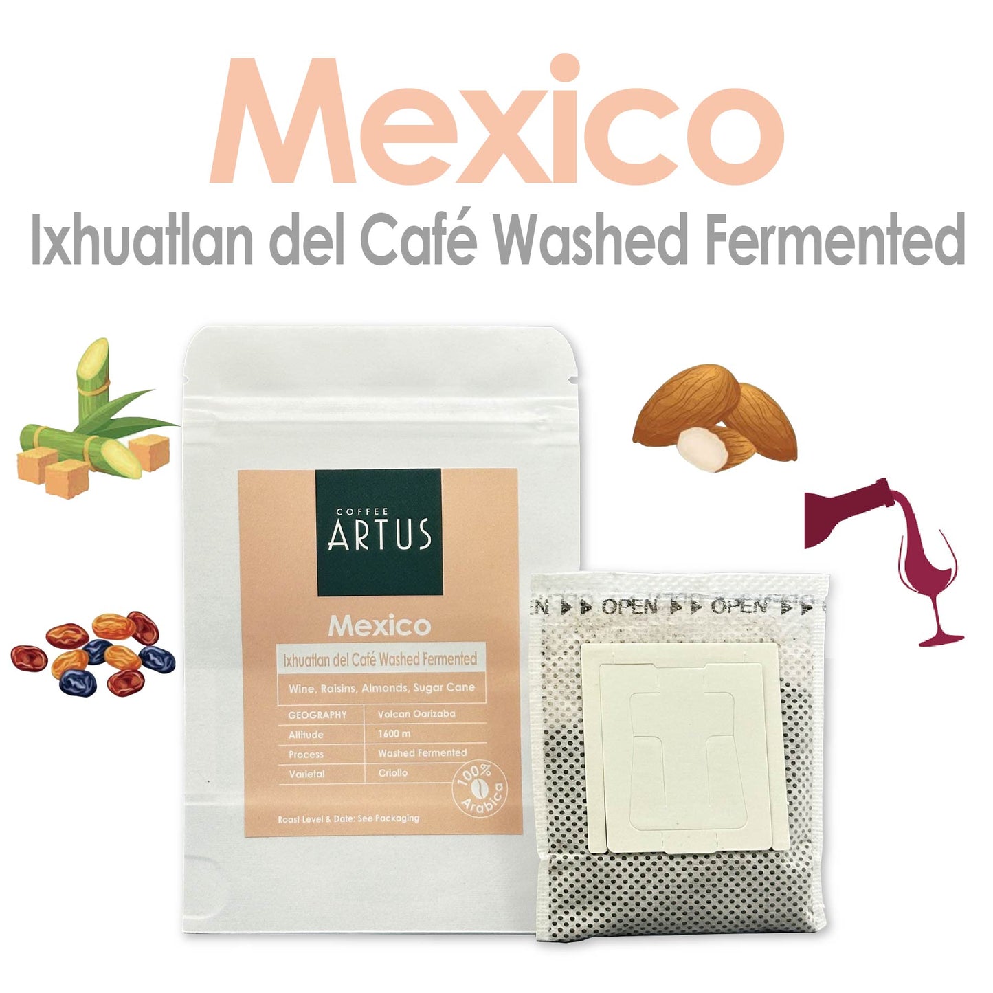 Mexico | Volcan Orizaba | Criollo | Washed Fermented