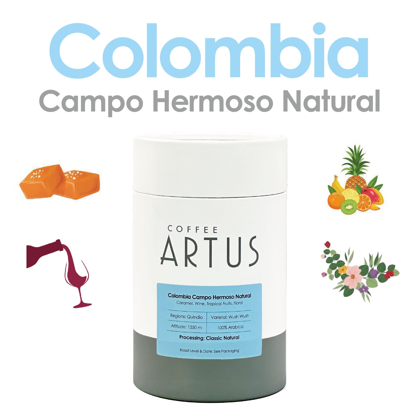 Colombia| Quindio | Wush Wush | Natural