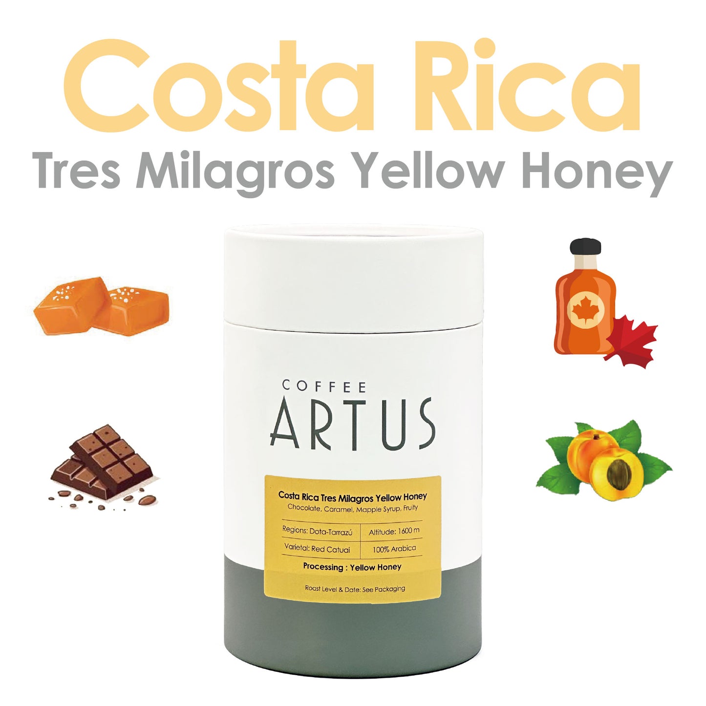 Costa Rica | Dota-Tarrazú | Red Catuai | Yellow Honey