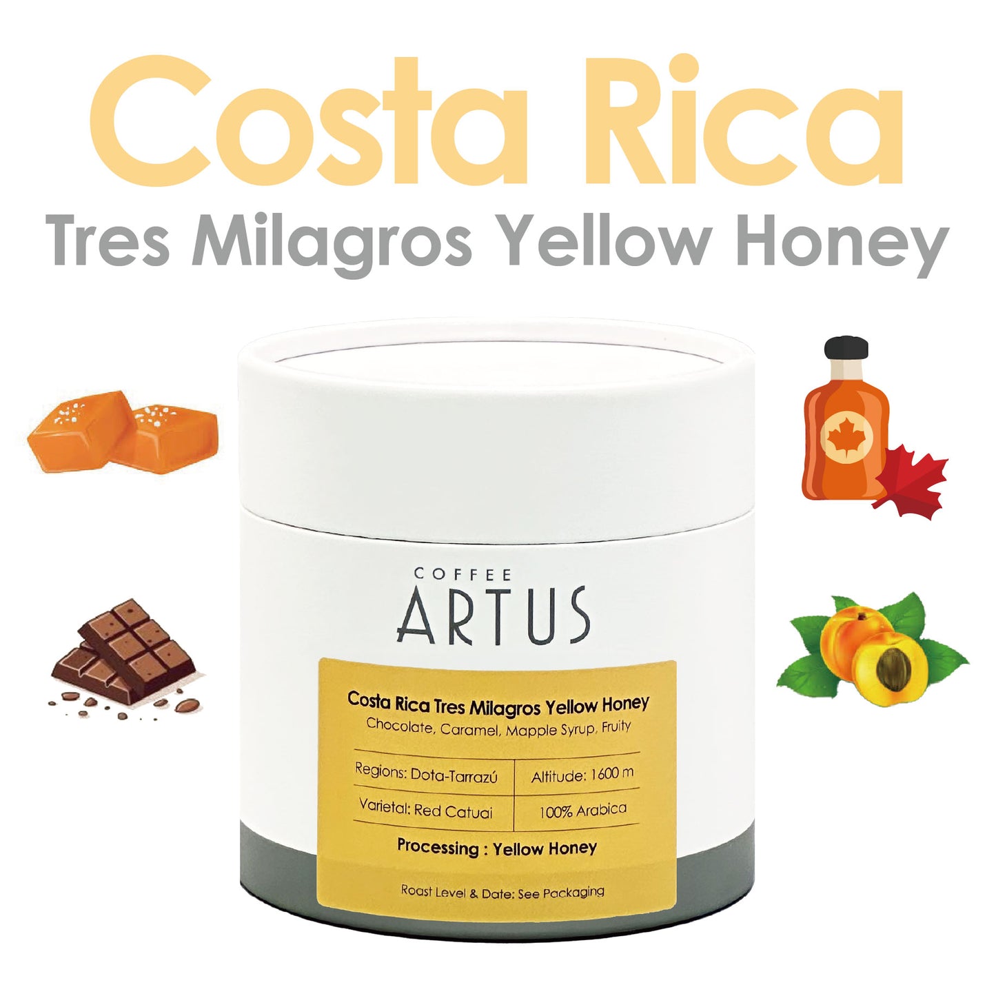 Costa Rica | Dota-Tarrazú | Red Catuai | Yellow Honey