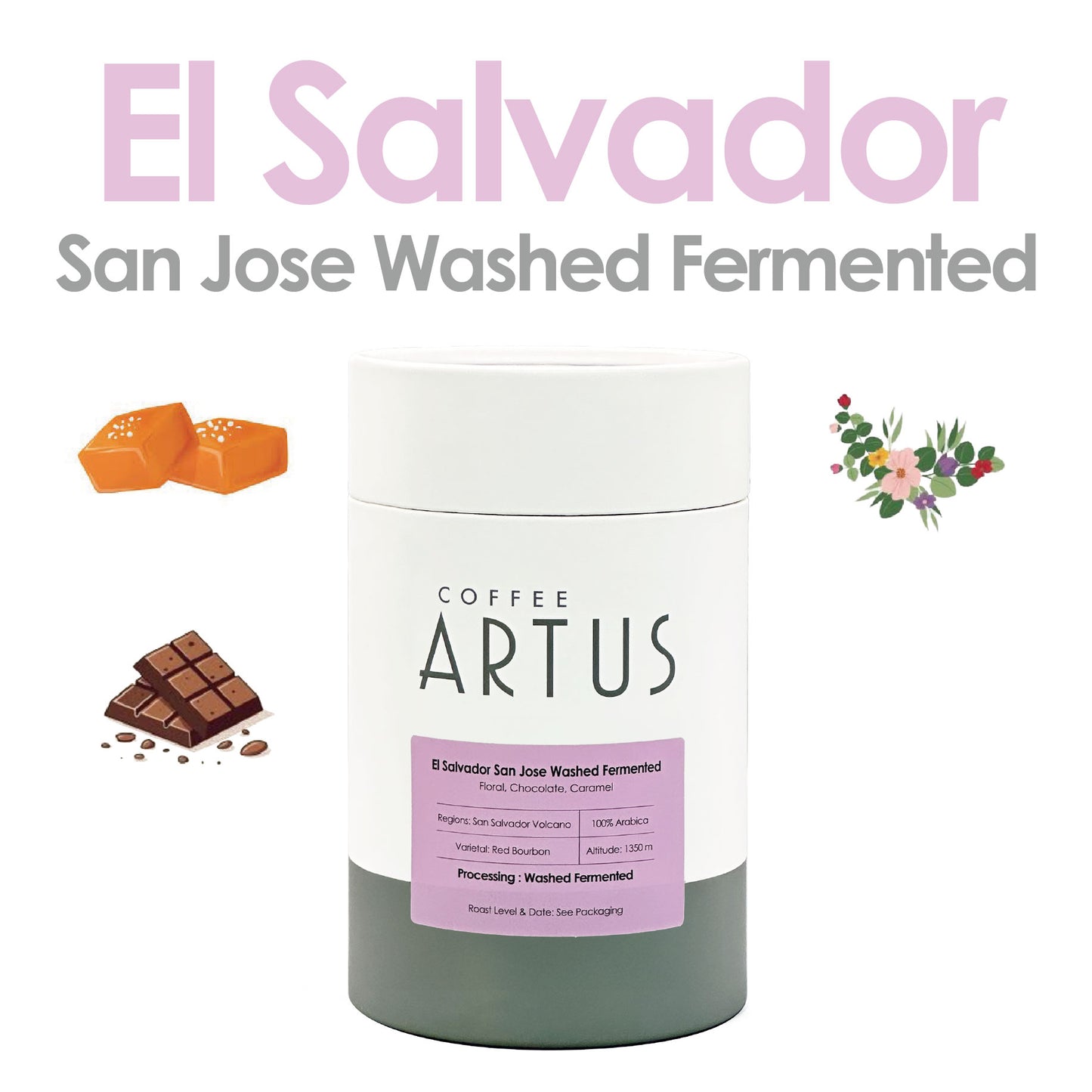 El Salvador | San Salvador Volcano | Red Bourbon | Washed Fermented
