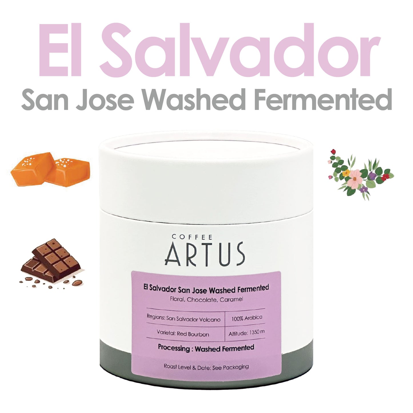 El Salvador | San Salvador Volcano | Red Bourbon | Washed Fermented
