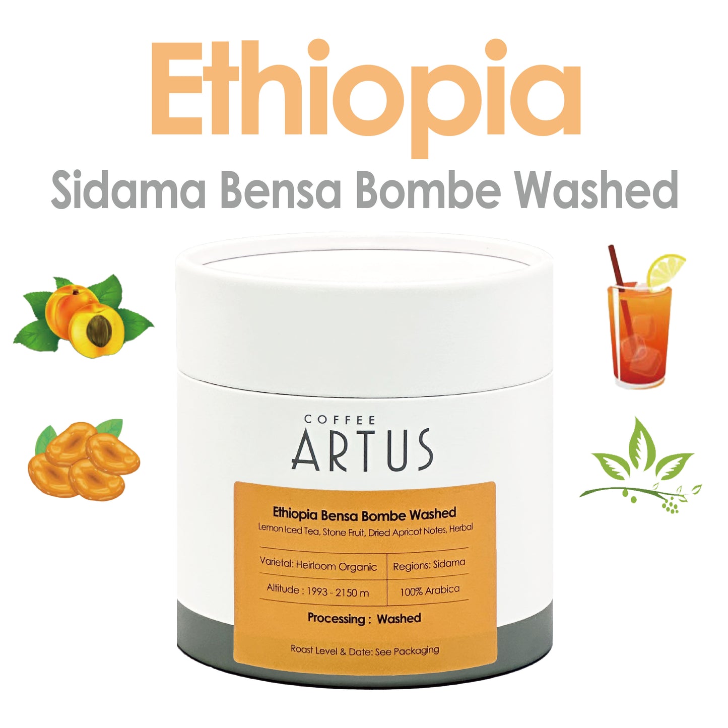 Ethiopia | Sidama Bensa Bombe | Heirloom | Washed