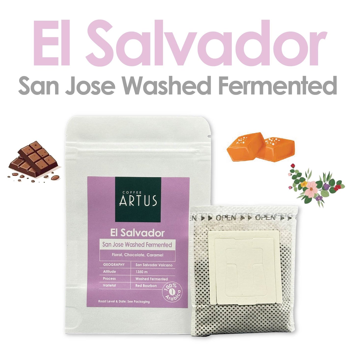 El Salvador | San Salvador Volcano | Red Bourbon | Washed Fermented